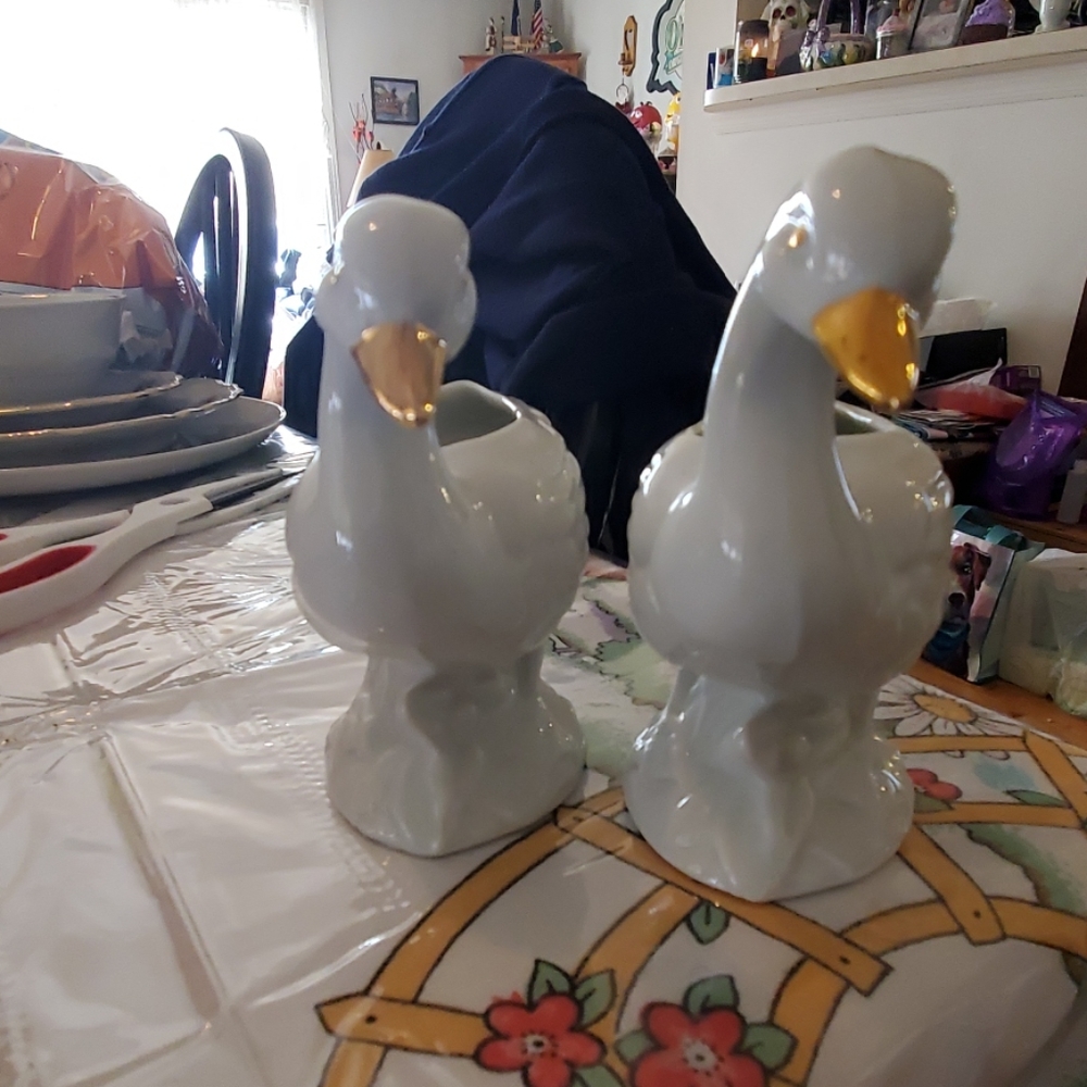 Small duck vases